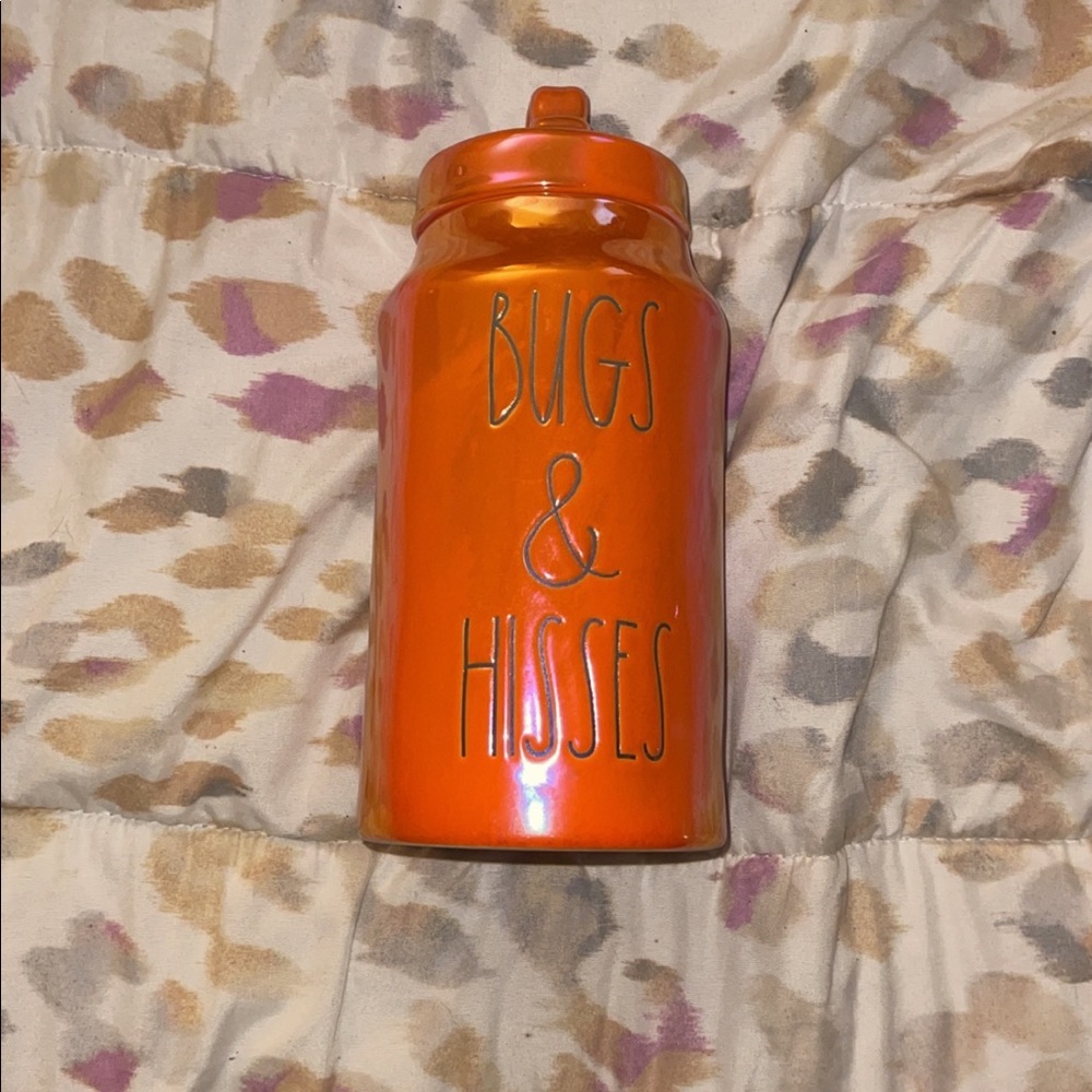 Rae Dunn ‘Bugs & Hisses’ Halloween Ceramic Canister